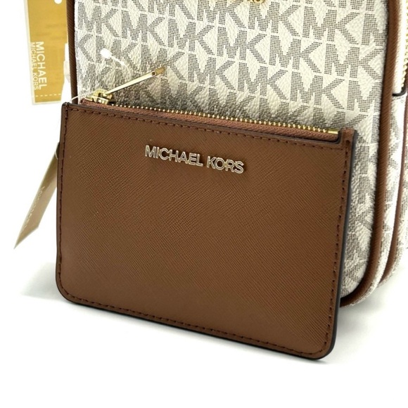 Michael Kors JST Medium Logo Crossbody & Matching Coinpouch Card Case Wallet - Picture 11 of 15
